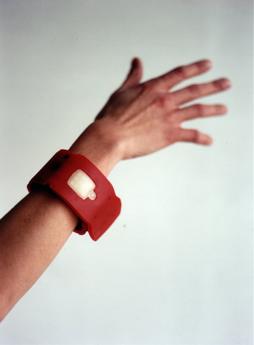 mbracelet worn on the wrist
